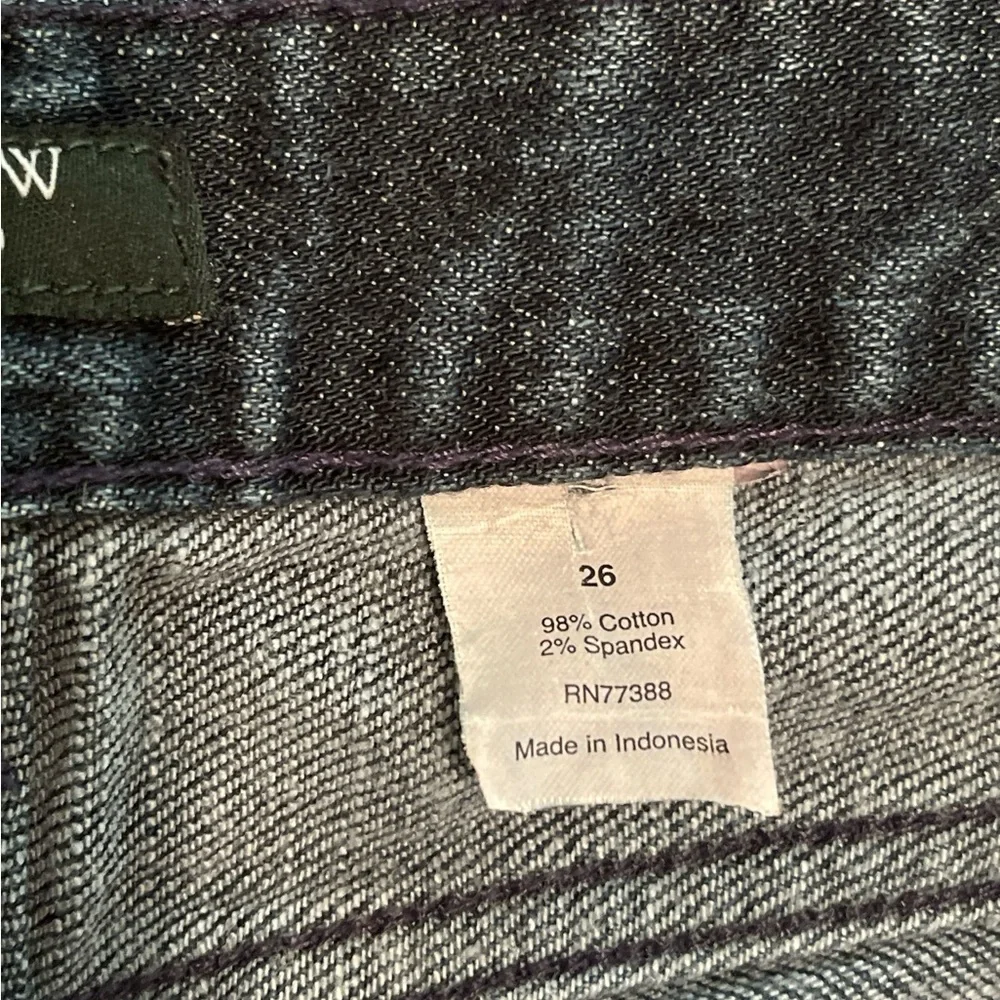 J. Crew Toothpick Dark Blue Skinny Jeans Size 26